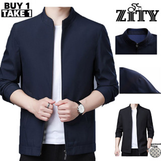 ZITY ซื้อ 1 แถม 1! เสื้อแจ็คเก็ตผู้ชายเสื้อแจ็คเก็ตคุณภาพดีใ…