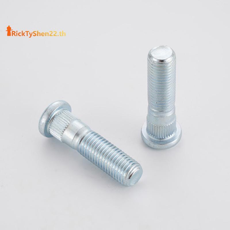 RickTyShen รถล้อ Lug ถั่วสลักเกลียวมาตรฐานอุปกรณ์เสริม M12x1.25 สําหรับ 200SX 240SX 300ZX 350Z Cube 