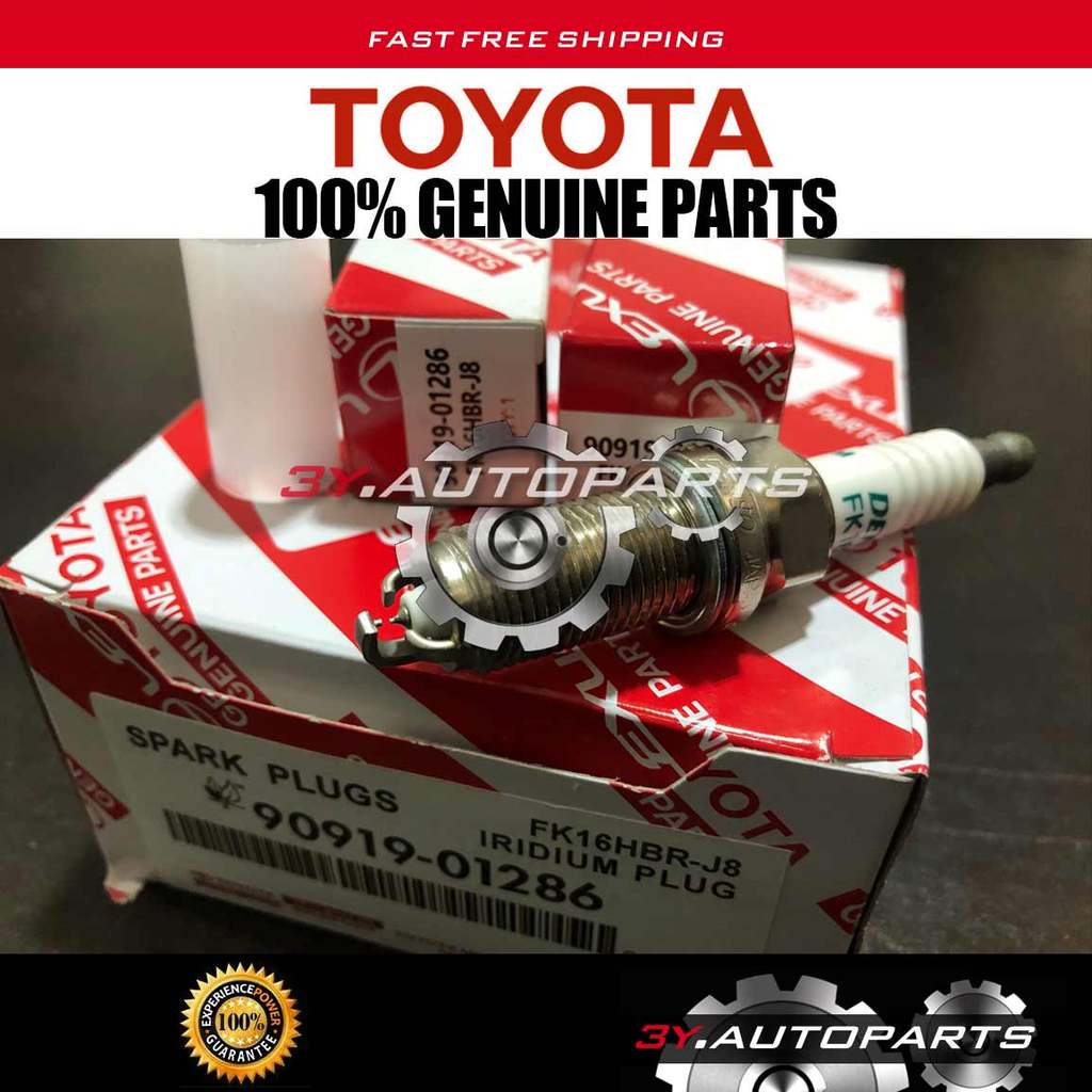 (GENUINE TOYOTA 90919-01286 100,000 กม.) >> Camry 2.0 หัวเทียนอิริเดียม ASV51 FK16HBR-J8 Toyota 3 LE