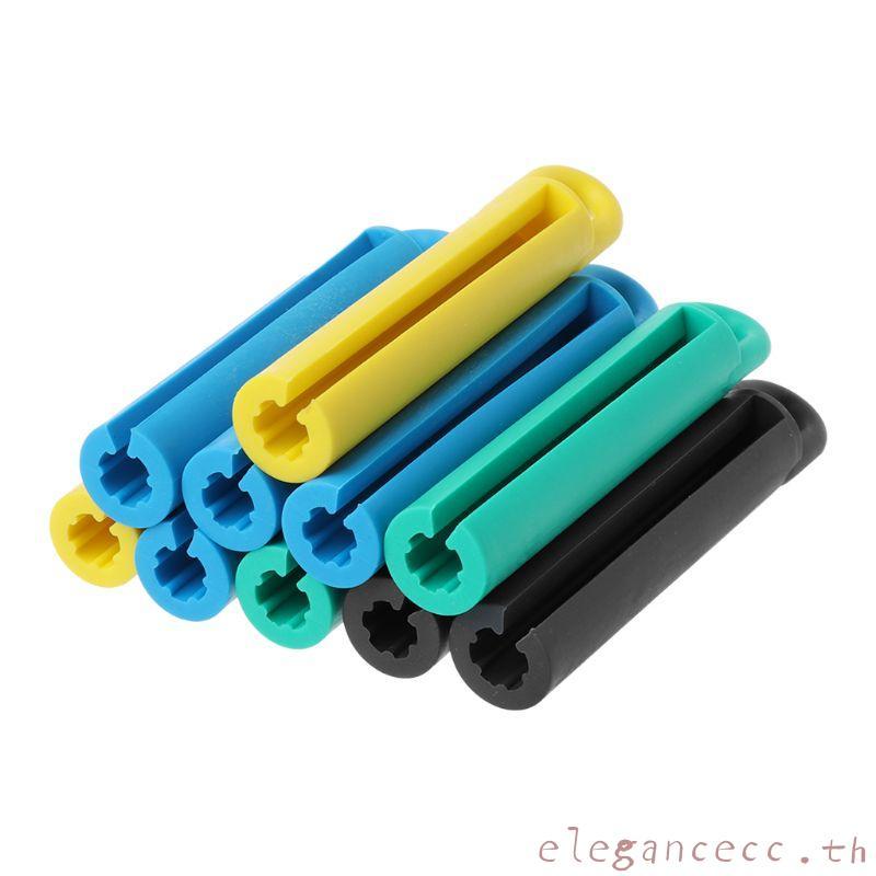 ELEGAN 10 ชิ้นแพ็คยาง Cue Tip แขวน Clamp Cue Tip แขวน Strighter สําหรับไม้คิวที่หลากหลายสําหรับปกป้องไม้สระว่ายน้ํา