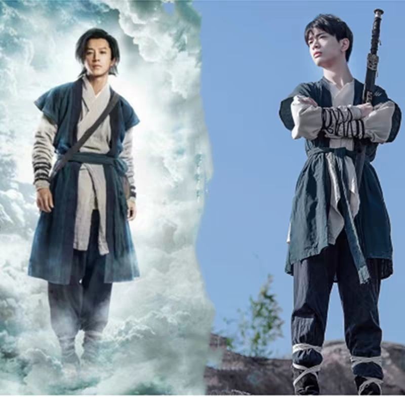 ชุดHanfu male สำหรับcosplayและชุดศิลปะการต่อสู้ จากDahua Journey West 3