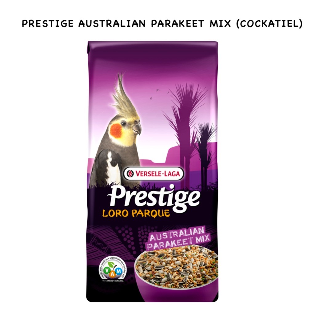 Versele-Laga Prestige Bird Pet Australian Parakeet Mix Makan Burung (1กก.)