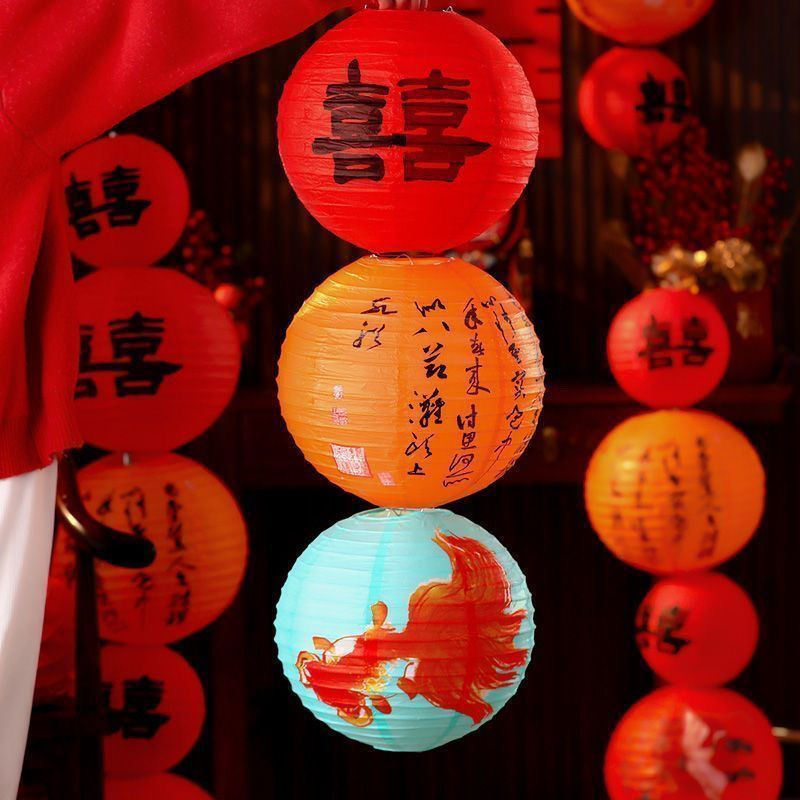 New Product#Wedding Room Decoration Wedding Paper Lantern Hanging Decoration Wedding Bride Photo Pro