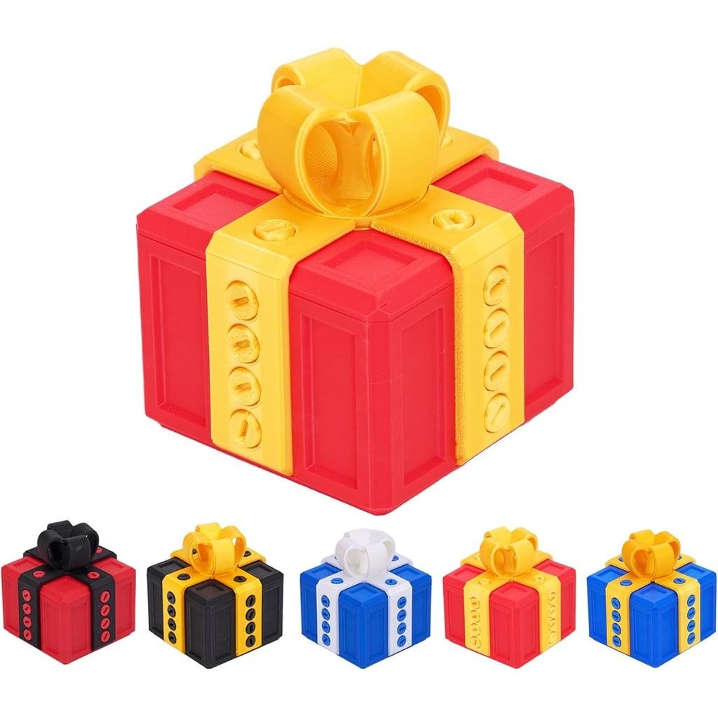 Annoying กล่องของขวัญพร้อมสกรู, Take Apart Puzzle for Surprise Funny Prank, Hias Money Card Containe