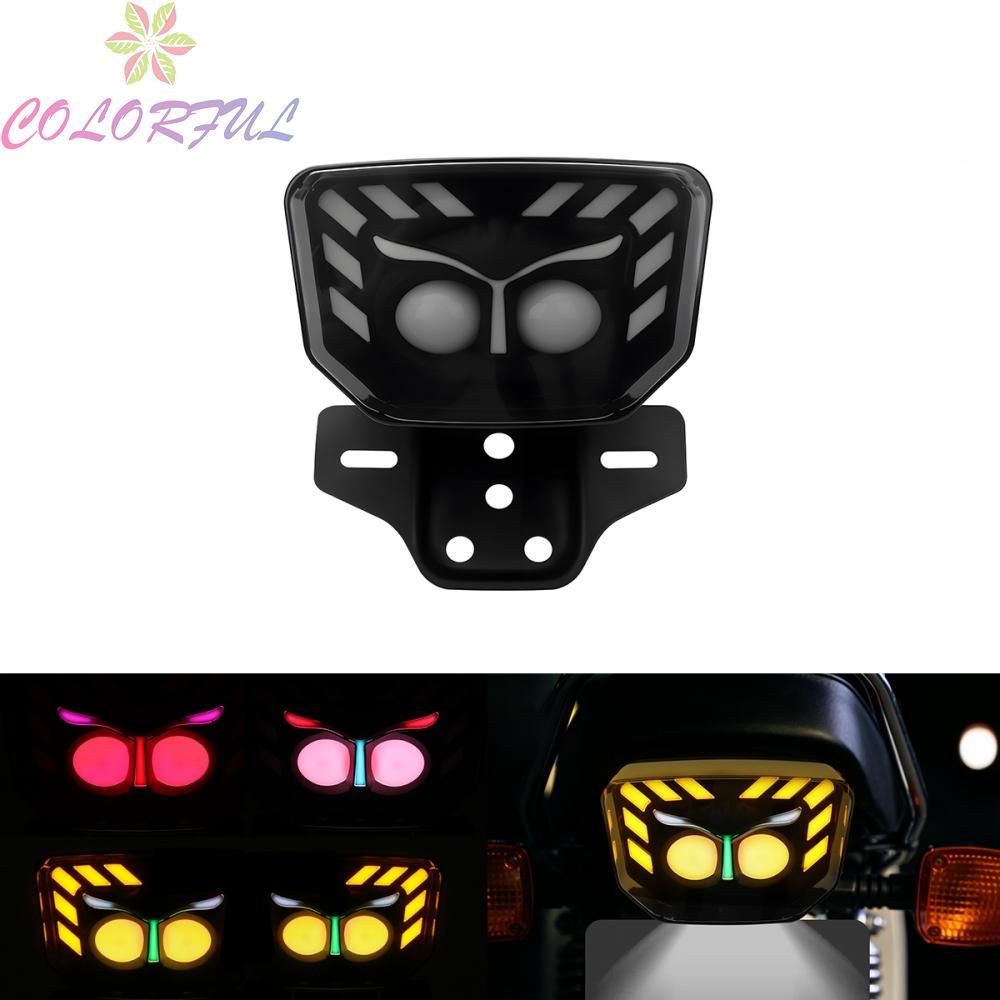 ชุดไฟท้าย LED รถจักรยานยนต์พร้อมการออกแบบนกฮูกสําหรับ CG125 TMX125 TMX155 CG155