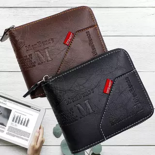 Men's PU Leather Wallets with Coin pocket