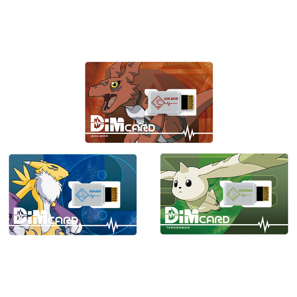 Dim Card EX2 Digimon Tamers - Renamon / TerriermonㅤDirect From Japan

