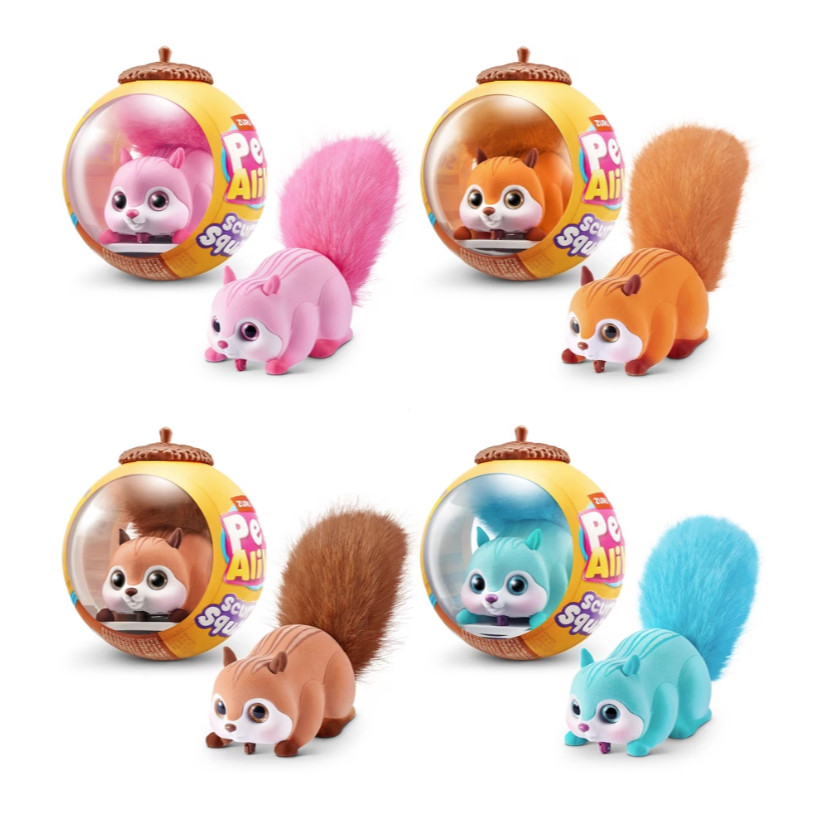 Pets Alive โดย ZURU Scurryn Squirrel Interactive Playset Assortment Toy