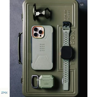 UAG เคสแม่เหล็กที่ทนทานพลเรือนสําหรับ iPhone 16 Pro Max /15/14/13 เคสชาร์จกันกระแทกกันลื่นฝาครอบป้องกันแบบบาง