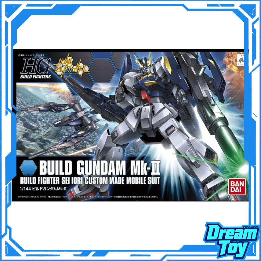 Bandai HG Build Gundam Mk-II – สเกล 1/144 | กันดั้มสร้างนักสู้ | Sei Iori Custom Poseable Model Kit