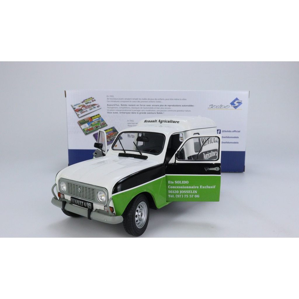 Solido 1: 18 合金双门雷诺 Renault 4L F4 Renault การเกษตร 1988 S1802205