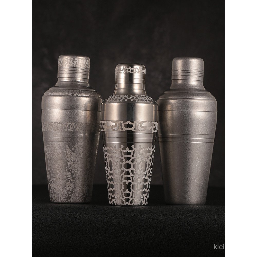 อังกฤษ Baby Wine Flask Snow Tone Baron เครื่องปั่นสไตล์ญี่ปุ่น เครื่องปั่นกาแฟ เชคเกอร์ No มังกรสามข