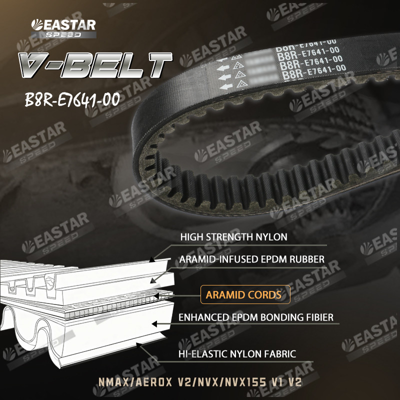 สายพาน AEROX155 ใหม่ล่าสุด 2017-2024/NMAX 2020-2024 B8R (B8R-E7641-00)
