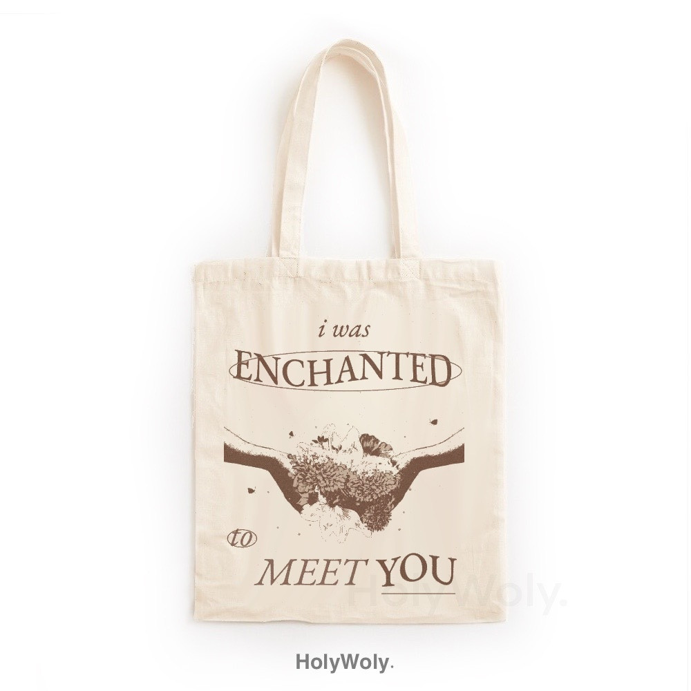 กระเป๋าผ้าใบ Holywolly Totebag Canvas Taylor Swift Motif (Unisex) ราคา ถูกที่สุด ดีลบีเคเค แกลเลอรีภาพที่ 2