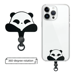 แผ่นเชือกคล้องโทรศัพท์มือถือพร้อมการ์ตูนแมวออกแบบเคสโทรศัพท์คลิปบางเฉียบหมุนได้ 360 องศาป้องกันการตกใหม่ป้องกันการตกออกแบ