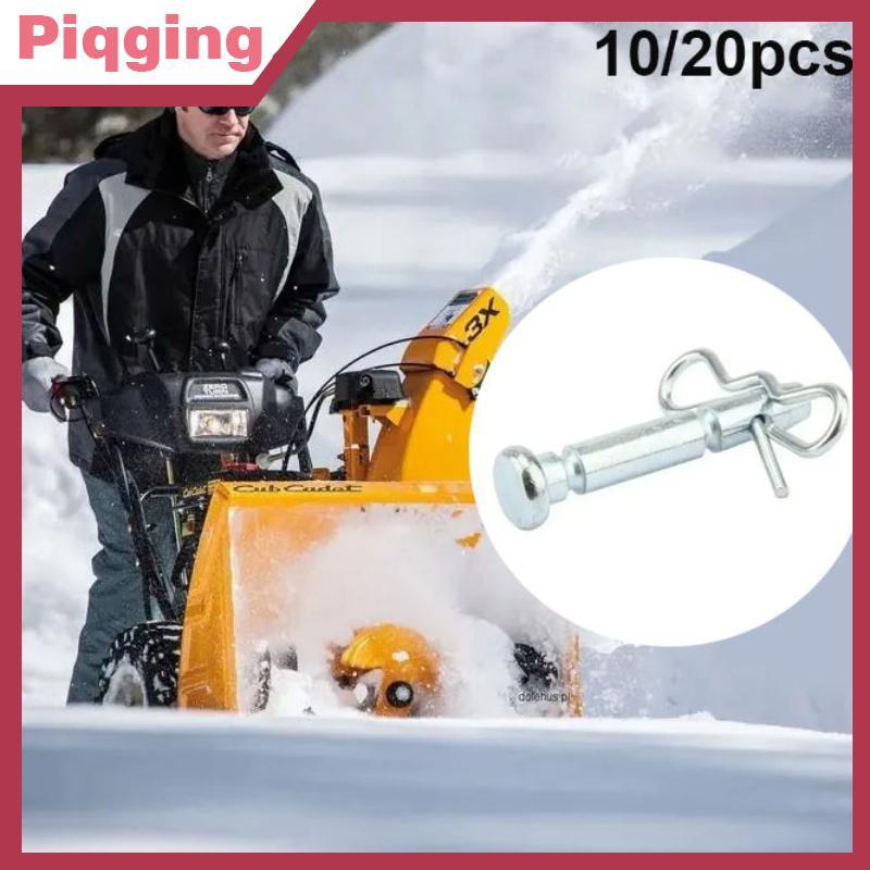 Piqging 10/20Pcs 738-04124A 714-04040 Shear Pins Cotter Pins สําหรับ 22" 24 "26" 3 Stage Snowblowers