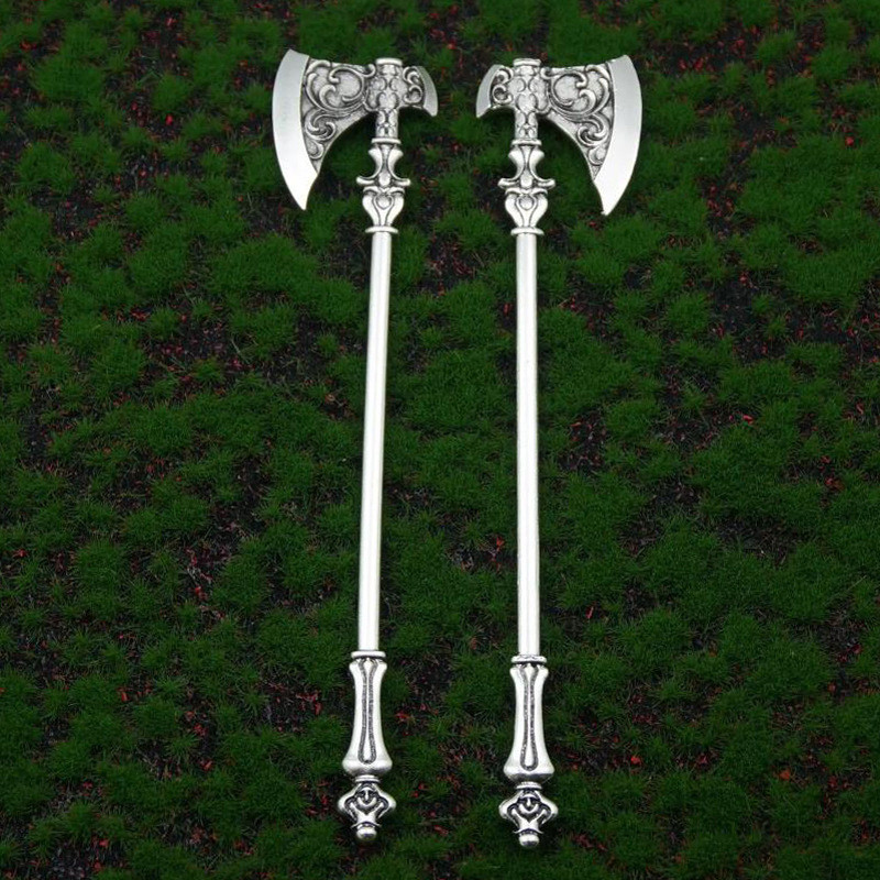 Spot Goods#Foreign Trade Odin's Battle Axe Totem Jingaxe Women's Hairpin Metal Hair Stick Battle Axe