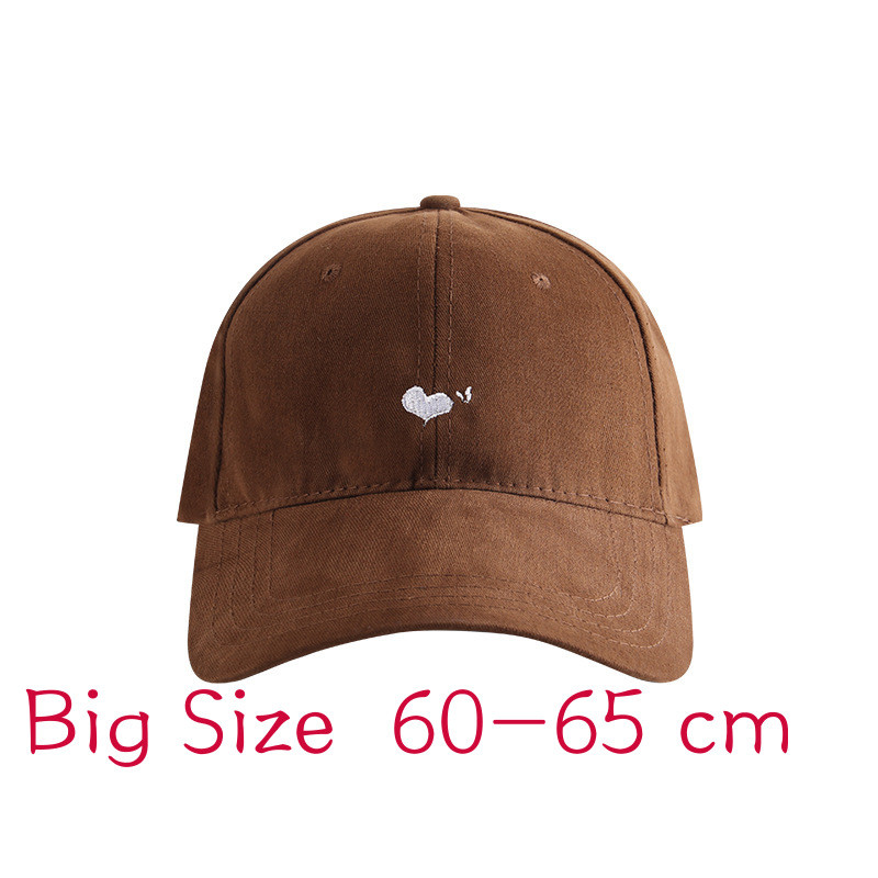 หมวกเบสบอลขนาดใหญ่แบบเย็บปักถักร้อย ไซส์ 60-65 cm พร้อมบีเวอร์ระบายอากาศได้ดี เหมาะสำหรับทุกคน
