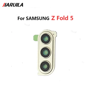 สําหรับ Samsung Galaxy Z Fold 5 F946 กระจกเลนส์กล้องด้านหลังพร้อมอะไหล่ซ่อมกรอบเปลี่ยน
