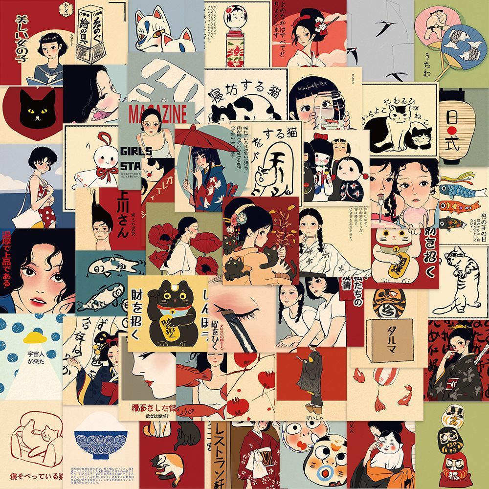 100 ชิ้นฤดูใบไม้ผลิขนาดเล็กวันและสติกเกอร์ อิน สไตล์ ซอก ศิลปะ ตกแต่งสติกเกอร์กันน้ําระดับไฮเอนด์