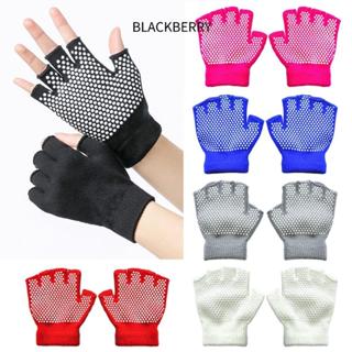 5-12ย เด็กถักถุงมือ,ยืดหยุ่นกันลื่นครึ่งนิ้วนวม,น่ารักนุ่มให…