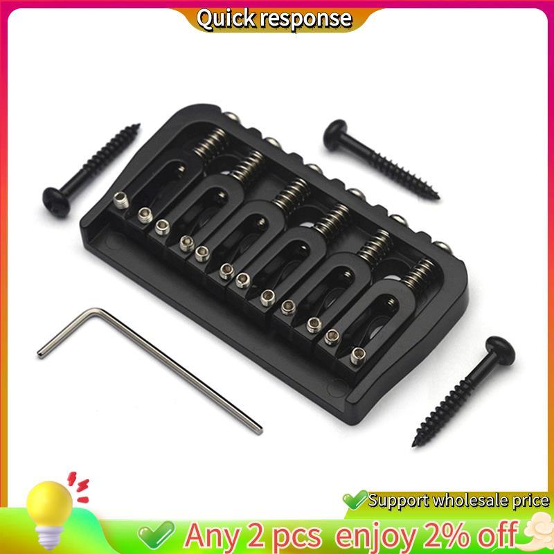 ในสต็อก-6-String Guitar Fix Bridge 6-String Guitar 72.8 Fix Bridge Body Fittings Alloy Drawing Plate