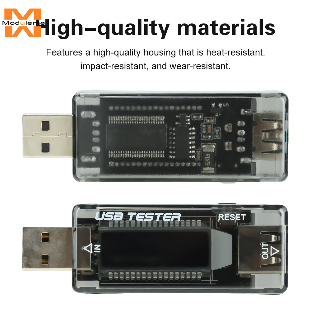 KWS-V20 KWS-V21 เครื่องทดสอบมิเตอร์แรงดันไฟฟ้าและกระแสไฟ USB พร้อมหน้าจอแสดงผล LCD