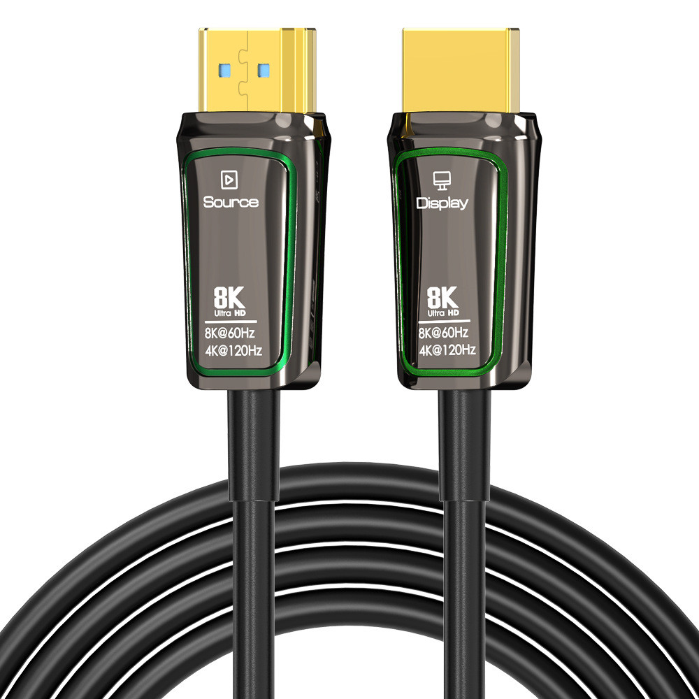 สาย HDMI 2.1 ไฟเบอร์ออปติกเกรดอุตสาหกรรม รองรับ 8K@60Hz, 4K@120Hz, 48Gbps, eARC สําหรับ PS5/4, Xbox,
