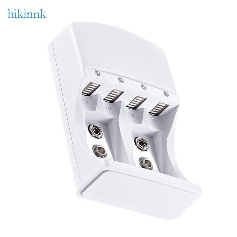 HIKI 4 Slot LR06 LR03 9V Charger อุปกรณ์จัดการการกระจายความร้อน