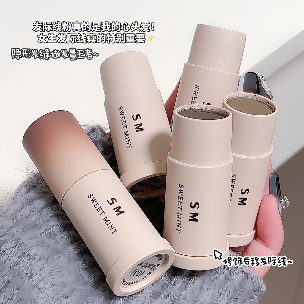 contour stick คอนทัวร์ Hair Line Powder โคลนบรรจุเปลี่ยนผมครอบคลุมผม Seam Handy เครื่องมือกันน้ํา Sw