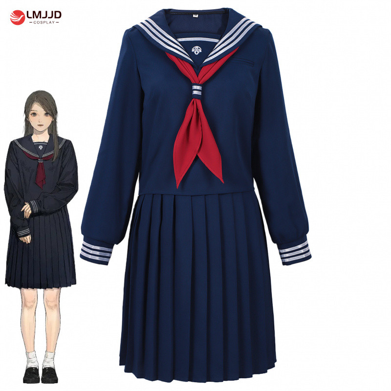 Silent Hill Hinako FCos เครื่องแต่งกายชุดนักเรียนมัธยมและกะลาสีสำหรับ Cosplay