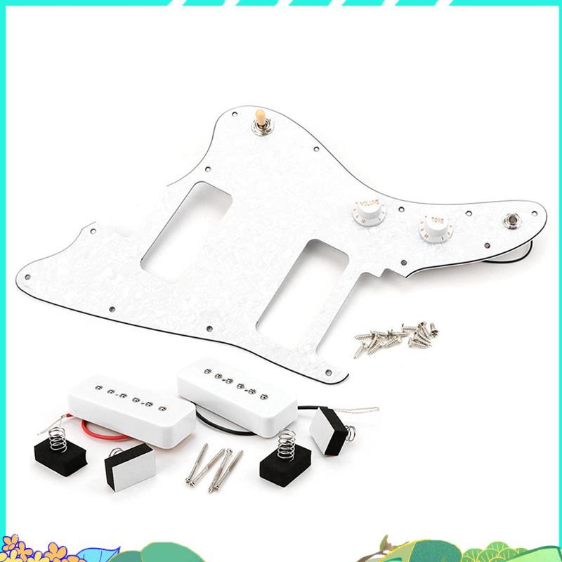 สําหรับญี่ปุ่นกีตาร์ Pickguard พร้อม P90 กีตาร์ไฟฟ้า Pickup คอ PAF Humbucker เปลี่ยน