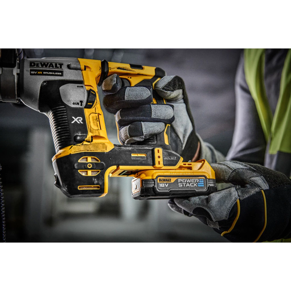DEWALT สว่านโรตารี่ไร้สาย DCH172E1T-B1 SDS-Plus 16มม. พร้อมแบตเตอรี่ Powerstack thumbnail 5