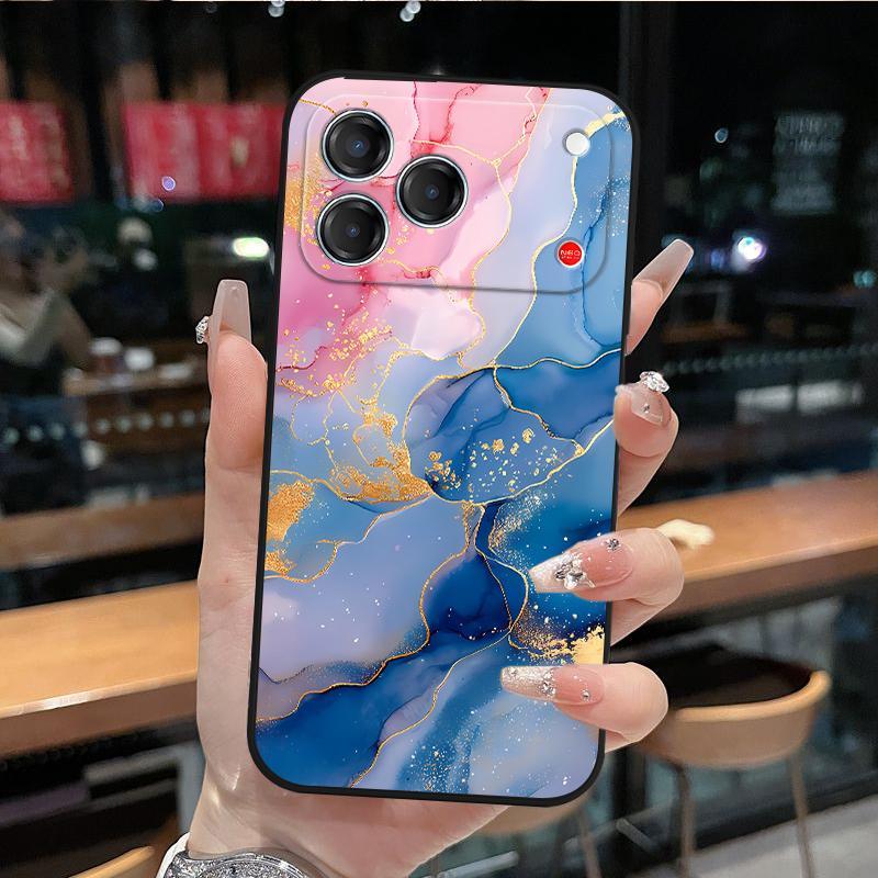 สําหรับ ZTE ใบมีด V80 Pro ใบมีด V80 ออกแบบ Nubia V80 Pro แฟชั่นหินอ่อนสีเคสโทรศัพท์ ZTE ใบมีด V80 Pr
