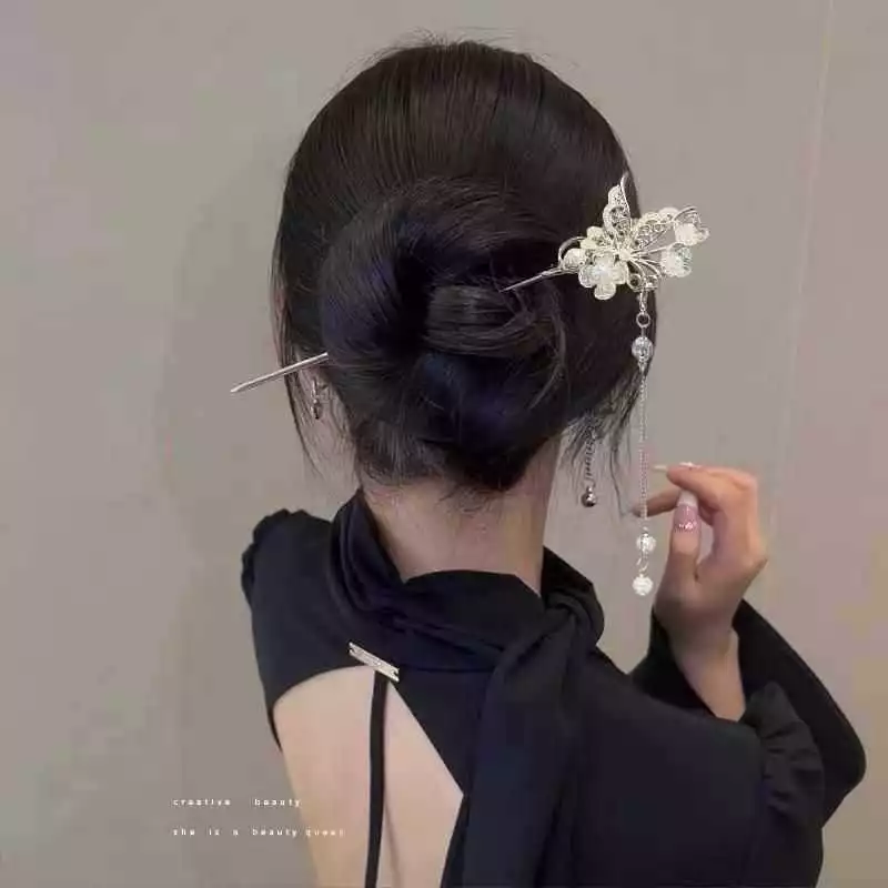 กิ๊บรูปผีเสื้อ สไตล์จีนโบราณ สำหรับชุดฮันฟู thumbnail 3