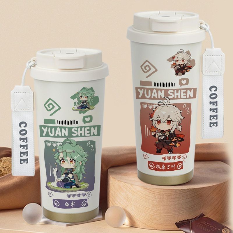 Genshin Impact/Kazuha Kazuha/Thermoss Cup ถ้วยน้ํากาแฟ/jdjsf