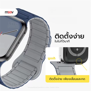 [ส่งด่วน] Moov WS01 สาย สำหรับ AppleWatch Series 11 10 9 8 7 6 5 SE 3 2 1 Ultra 3 2 1 แอปเปิ้ลวอช applewatch