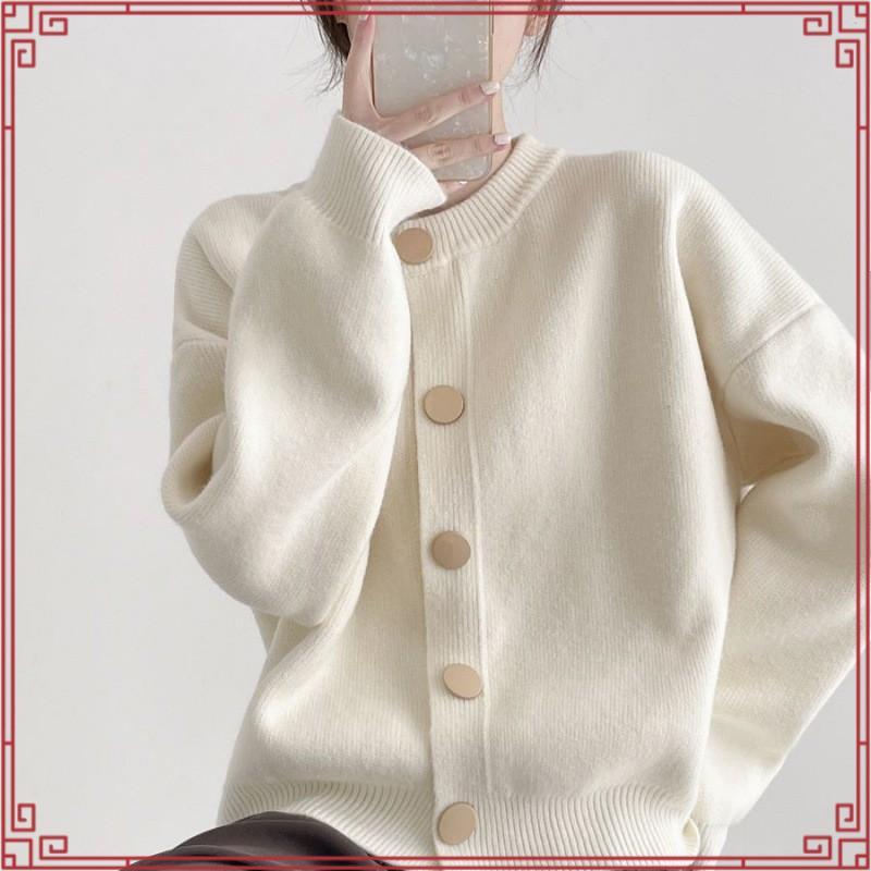 (OLDSCHOOL PHOTO) คาร์ดิแกนกระดุมหนา QC3539 NABI CARDIGAN