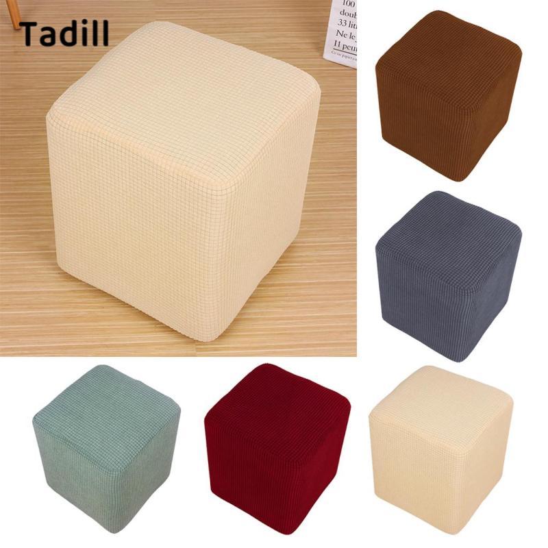 [negjsg] Ottoman Cover Footrest Covers สตูลวางเท้าป้องกันเฟอร์นิเจอร์ยืดหยุ่นปลอกที่ถอดออกได้กันฝุ่น