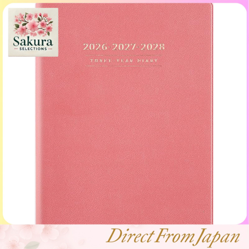 Takahashi 2026 3-Year Business and Desk Diary Planner - Multiple Sizes and Colors Available