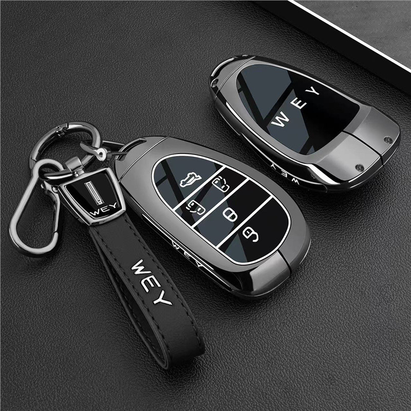 WEY G9 PHEV ฝาครอบกุญแจ WEY 07 Weipai GWM WEY80 Latte Mocha Blue Mountain รถหัวเข็มขัดกรณี