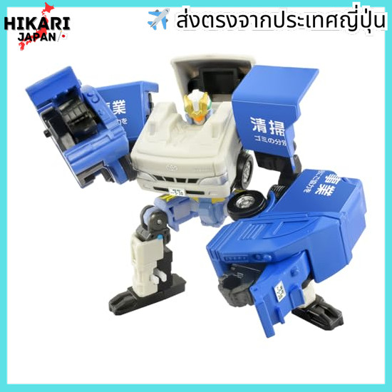 TAKARA TOMY Tomica Job Braver TJB07 Clean Braver Toyota Dyna Cleaning Car Miniature Car Toy 3 years 