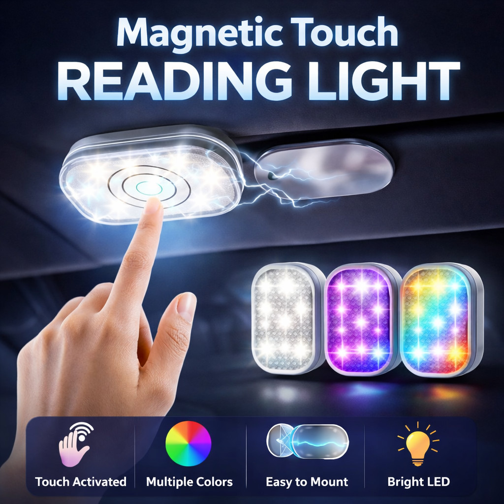 ไฟ LED รถยนต์ แบบไร้สาย ไฟส่องเท้า ชาร์จ USB ความสว่างสูง ไฟ LED ติดเพดานรถยนต์ ชาร์จไฟได้ ไฟกลางคืน สําหรับต