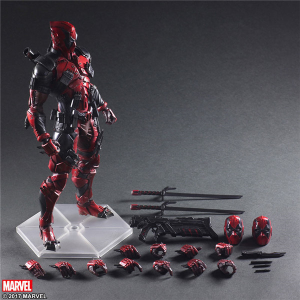 [จัดส่งในวันเดียวกัน] Play Arts to PA to Deadpool Little Cheap 1/6 Ryan Reynolds รุ่นเคลื่อนย้ายได้ 