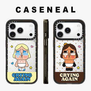 Drop proof โปร่งใส CASENEAL เคสโทรศัพท์ใสสําหรับ iPhone 17ProMax 17pro 17 16promax 16 15promax 14promax 13promax น่ารัก CRYBABY เคสแข็งอะคริลิค iPhone 13 กรณีคุณภาพสูง