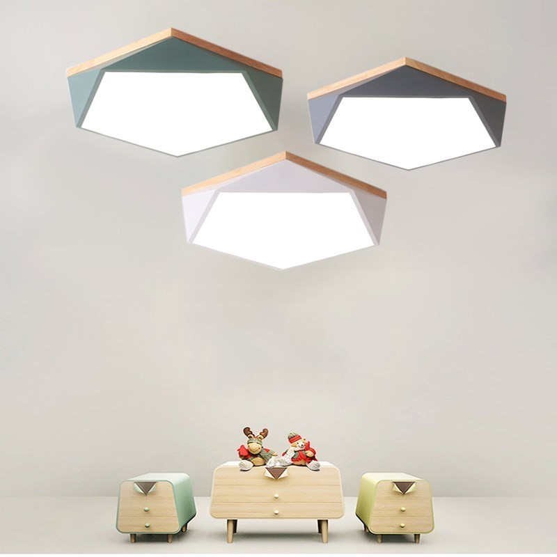 Nordic Bedroom Lamp Simple Modern Creative Macaron led Ceiling lamp for master bedroom, children's l