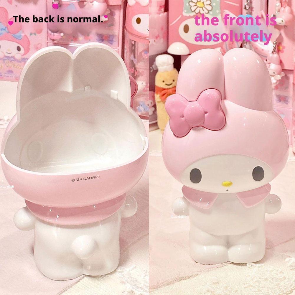 Sanrio Hello Kitty Pen Holder Anime My Melody Stationery Organizer [ใหม่] แต่งหน้าของขวัญของเล่นแปรง