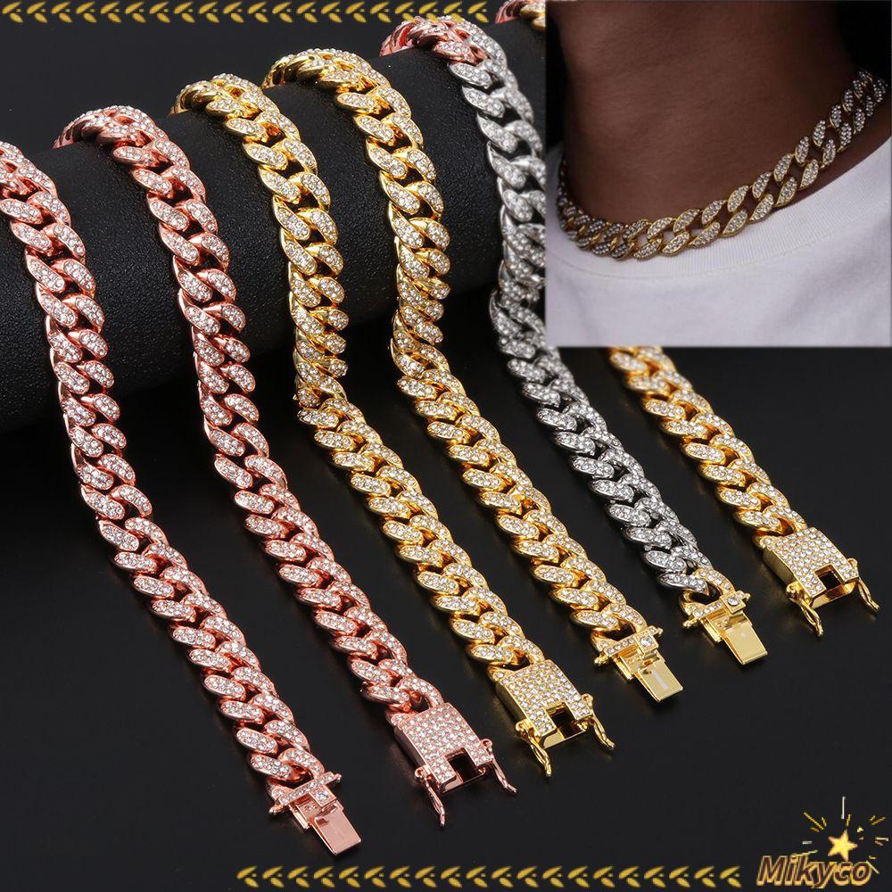 MIKYCO สร้อยคอแฟชั่นสร้อยคอผู้หญิงผู้ชาย Hip Hop