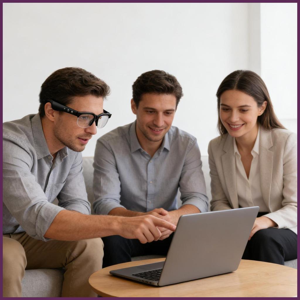 สมาร์ท AI Translator แว่นตาพร้อมกันแว่นตาสมาร์ท AI แว่นตาสําหรับผู้ชายผู้หญิงอ่านหนังสือท่องเที่ยว h