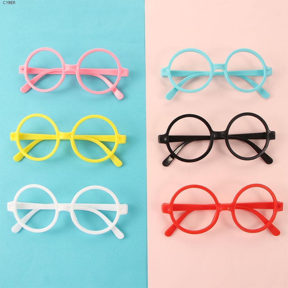 CYBER Round Glasses Frame Lovely Portable Candy Color Without Glasses Lens Boy Children PP